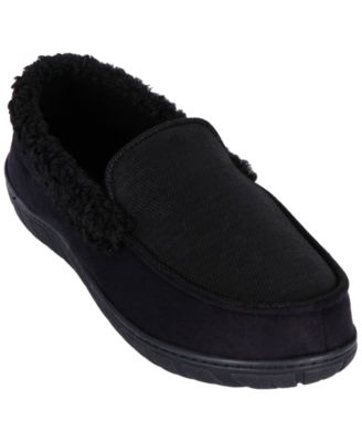 Men's Moccasin Berber Cuff Slippers