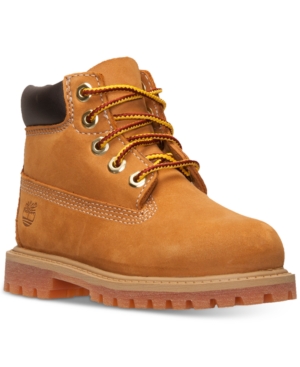 Shop Timberland Toddler 6" Classic Boots From Finish Line In Wheat