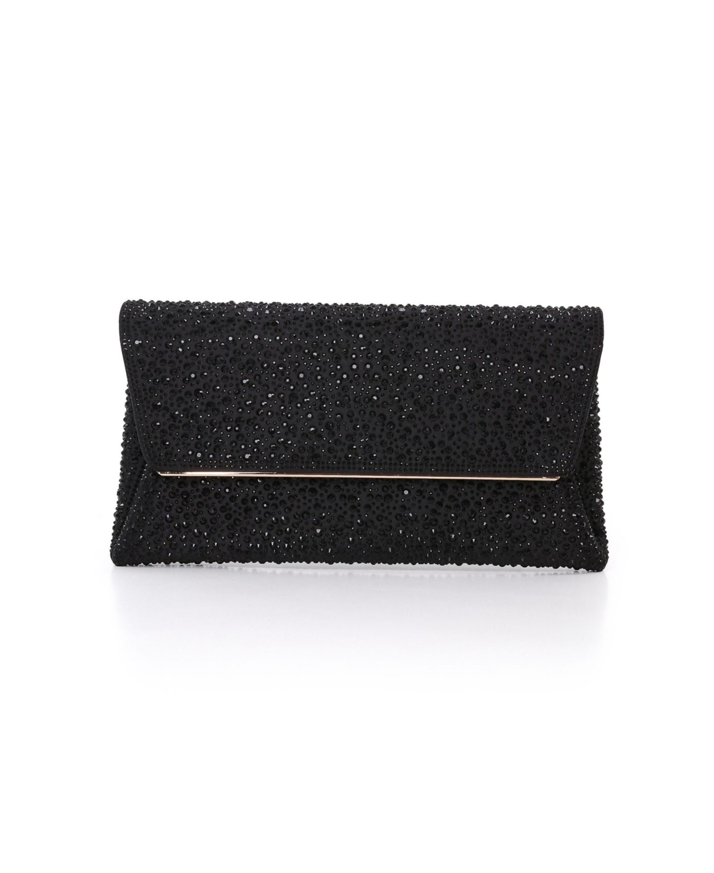 Женский клатч Jewel Badgley Mischka Juliet Mixed Crystal Envelope Clutch, цвет: Чёрный — фото 1