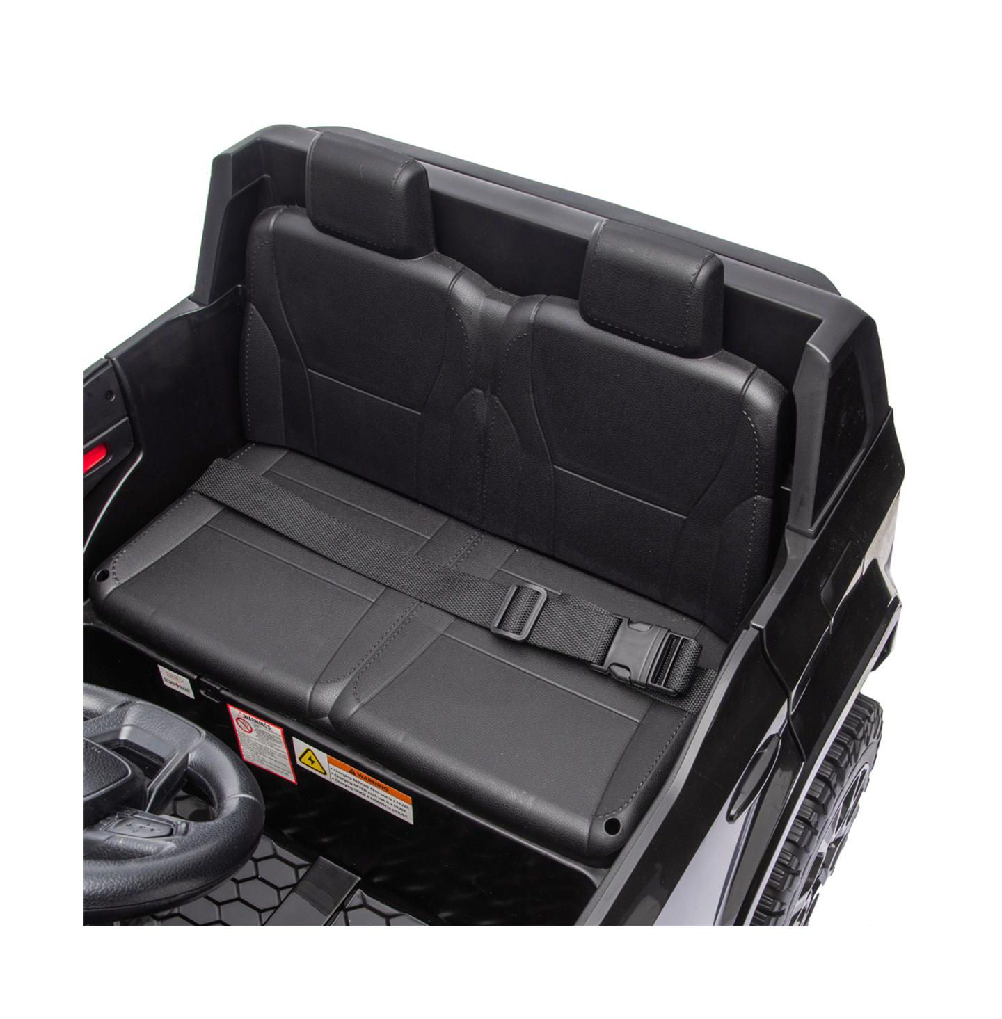 Детская игрушка YOBTOP 24V 2-Seater 2.4G Remote-Control Ride On Car, 110 lbs Capacity, Ages 3-6, цвет: Чёрный — фото 8