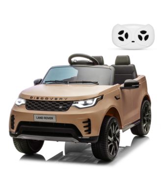 12V Licensed Land Rover 2-Seater Battery-Powered Ride-On Car with Remote Control, Ages 3-8