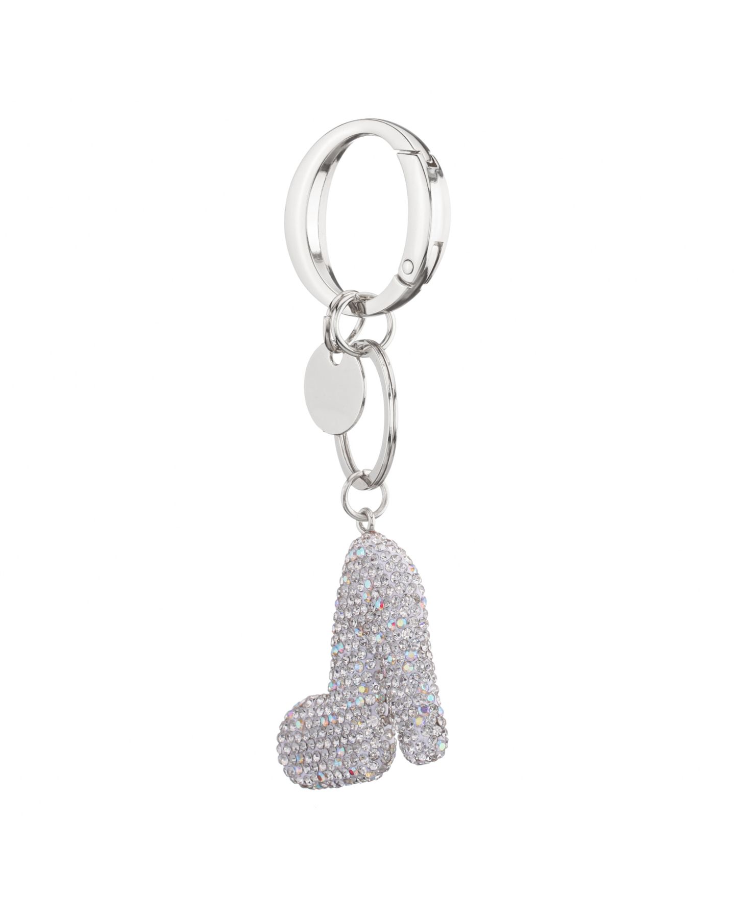 Женский брелок Nina High Heel Pump Handbag Charm, цвет: Серебряный — фото 2