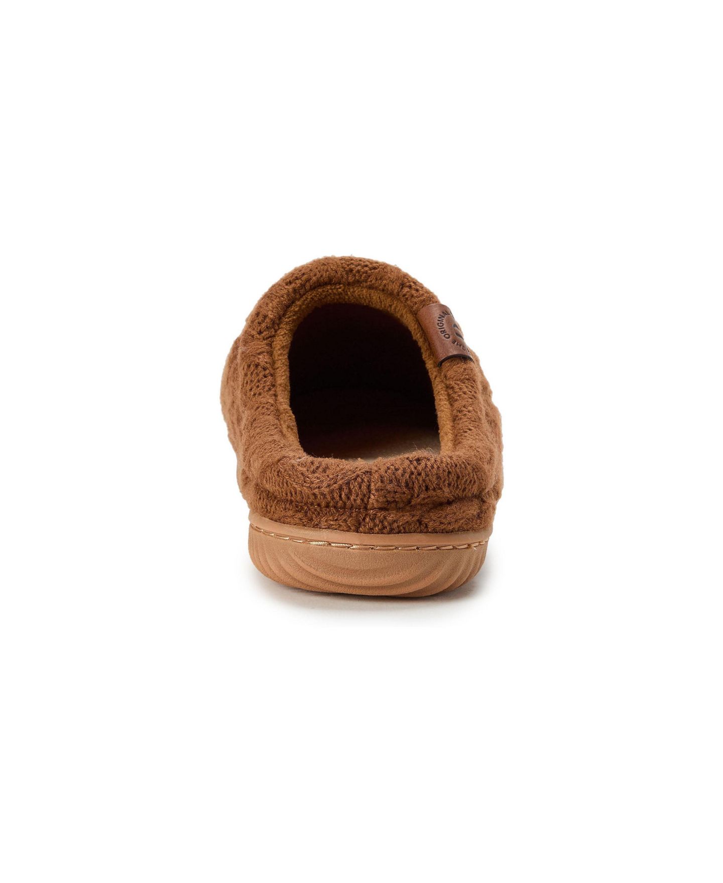 Мужские сабо Dearfoams Case Casual Clog Slippers, цвет: Каштановый — фото 3