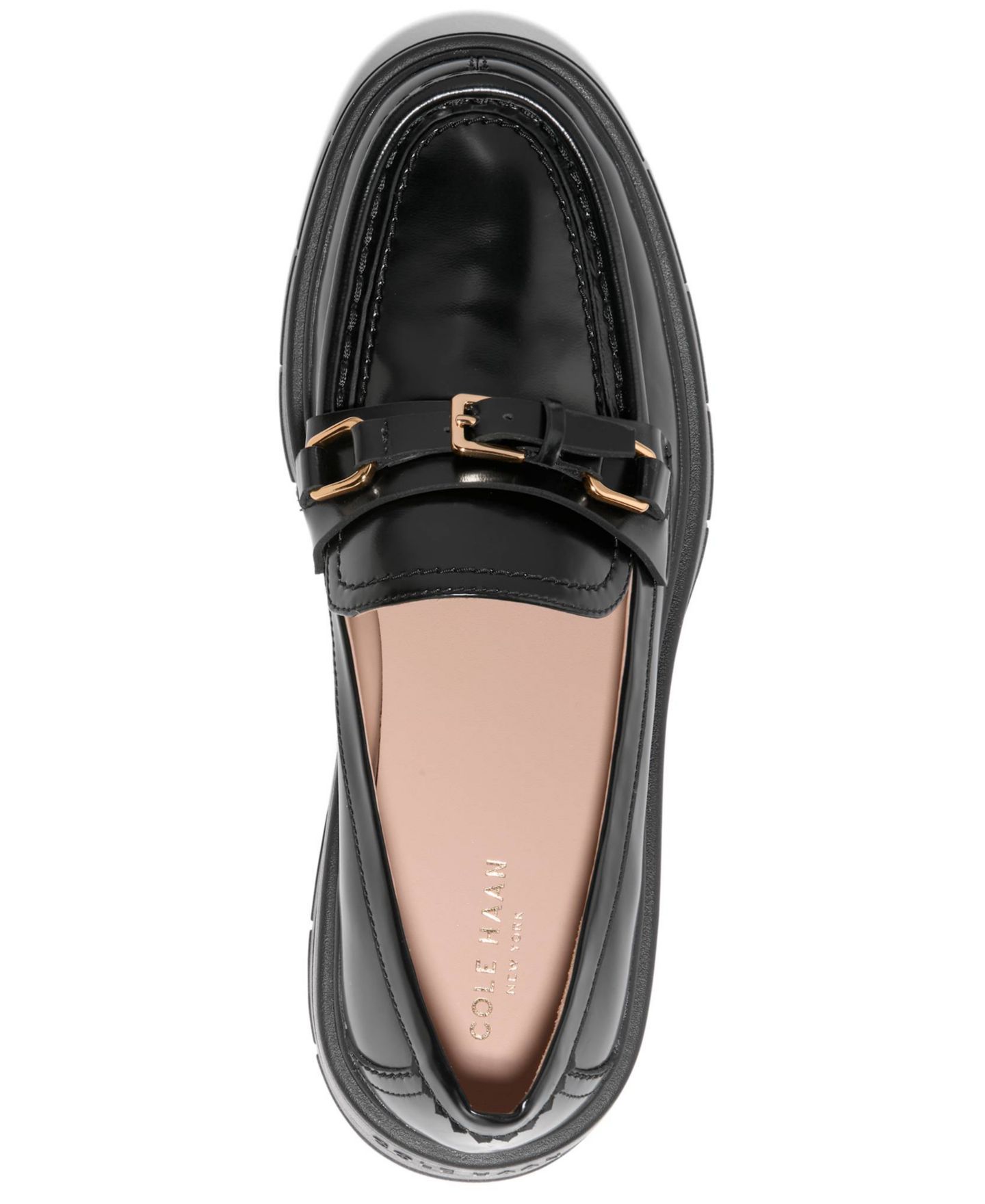 Женские туфли Cole Haan Grand Flex Fenella Round Toe, цвет: Чёрный кожаный — фото 4