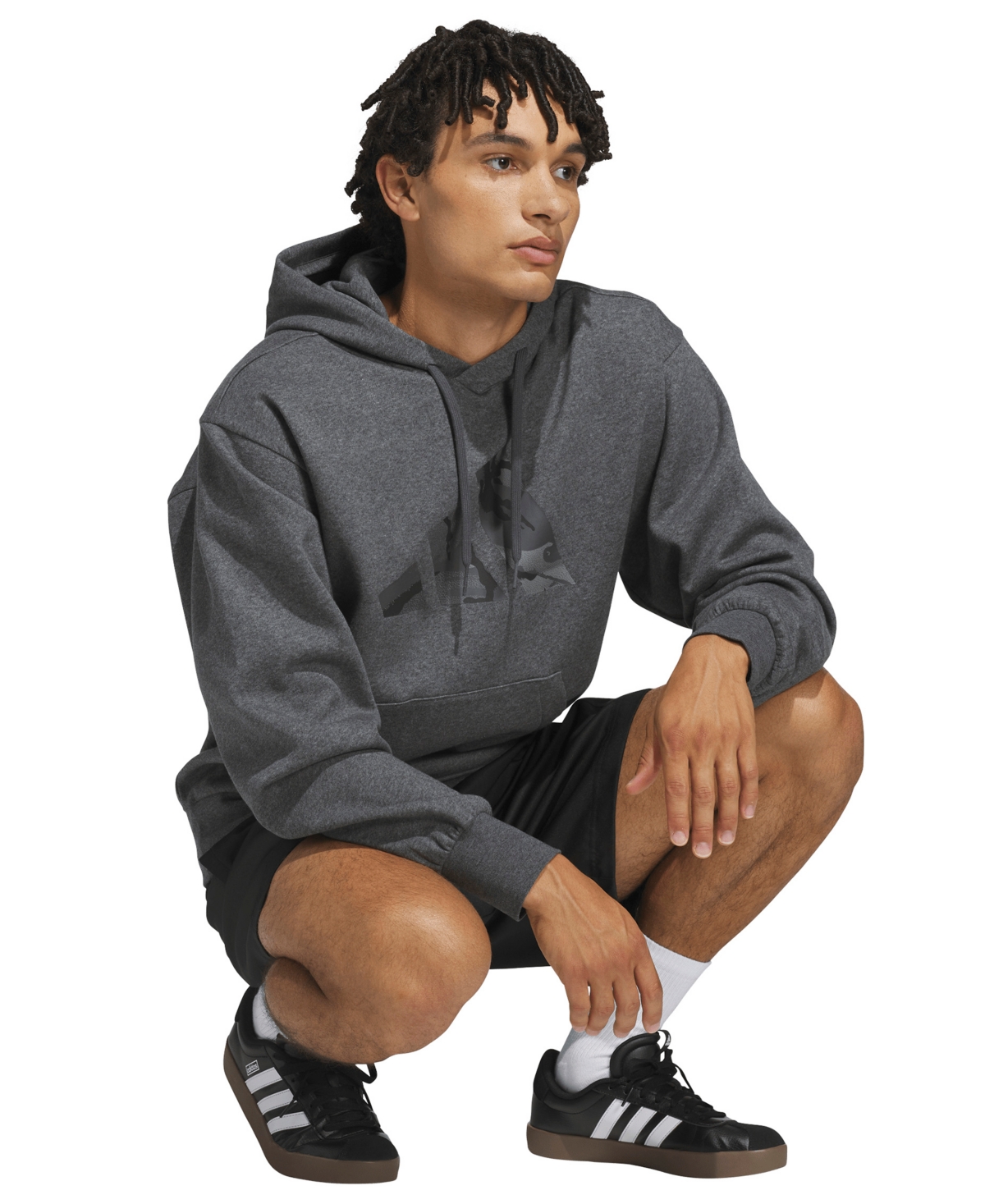 adidas Men's Logo Fleece Hoodie