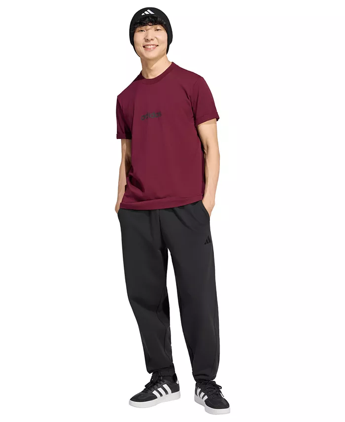 Men's Essentials Linear Logo Graphic Regular-Fit T-Shirt - thumbnail 8