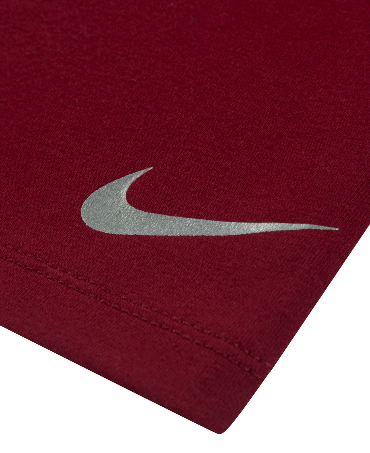 Комплект Nike Ruffle Crew Top and Flared Leggings, 2-Piece Set для девочек, цвет: Красный — фото 5