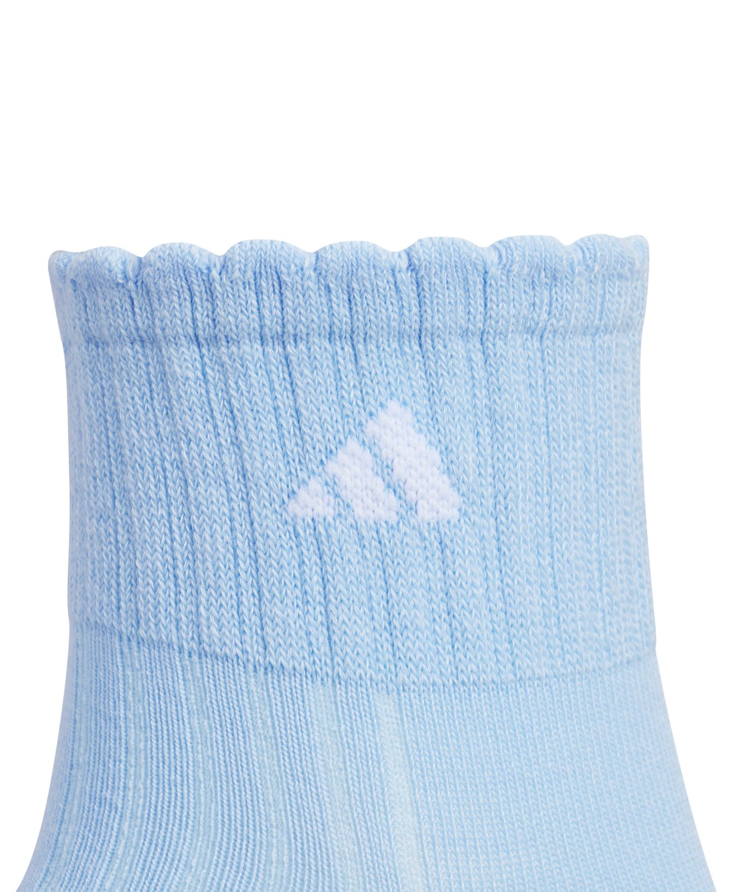 Носки Fashion, укороченные, в рубчик, 3 шт. — adidas, цвет: Светлый синий — фото 2