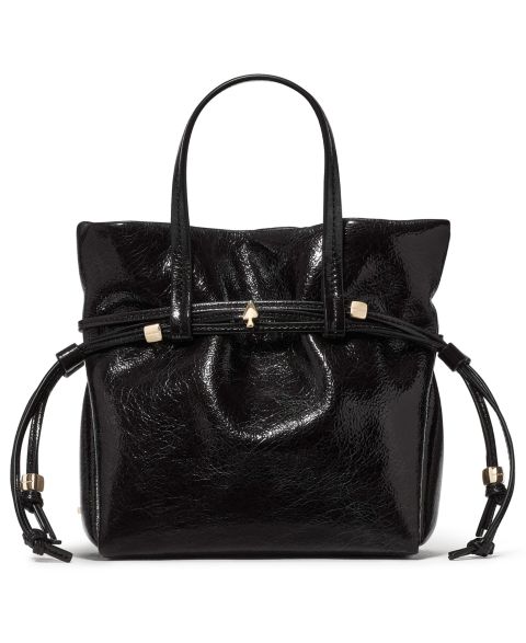 Женская сумка Kate Spade New York Rio Mini Shiny Leather, цвет: Чёрный
