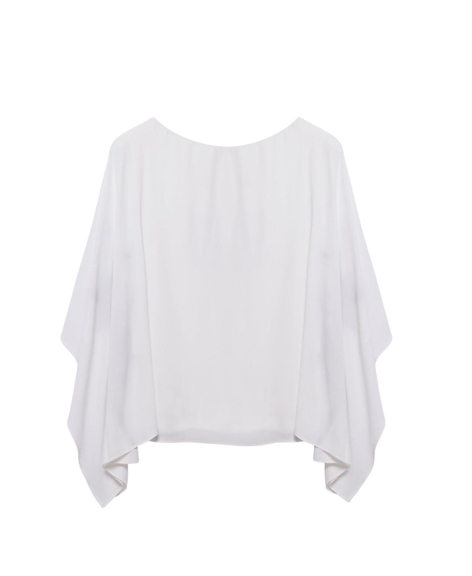 Women's Print Short-Batwing Blouse
