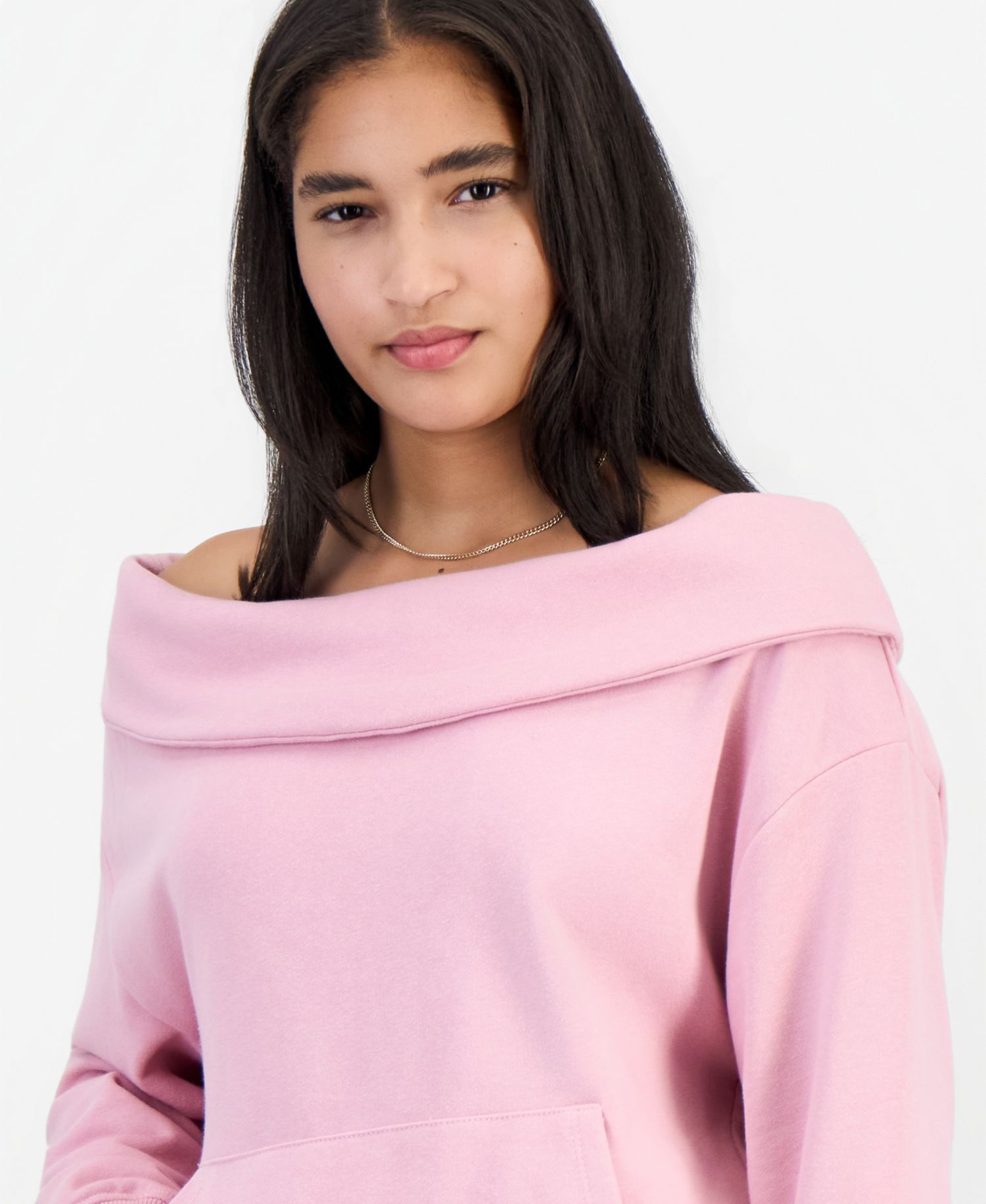 Juniors' Boat Neck Sweatshirt