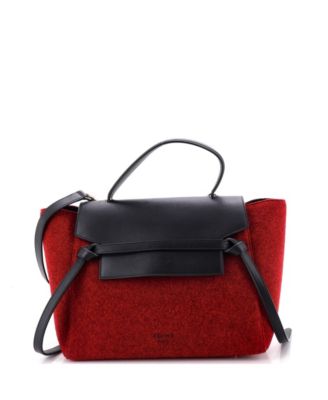 Mini Belt Bag Felt and Leather
