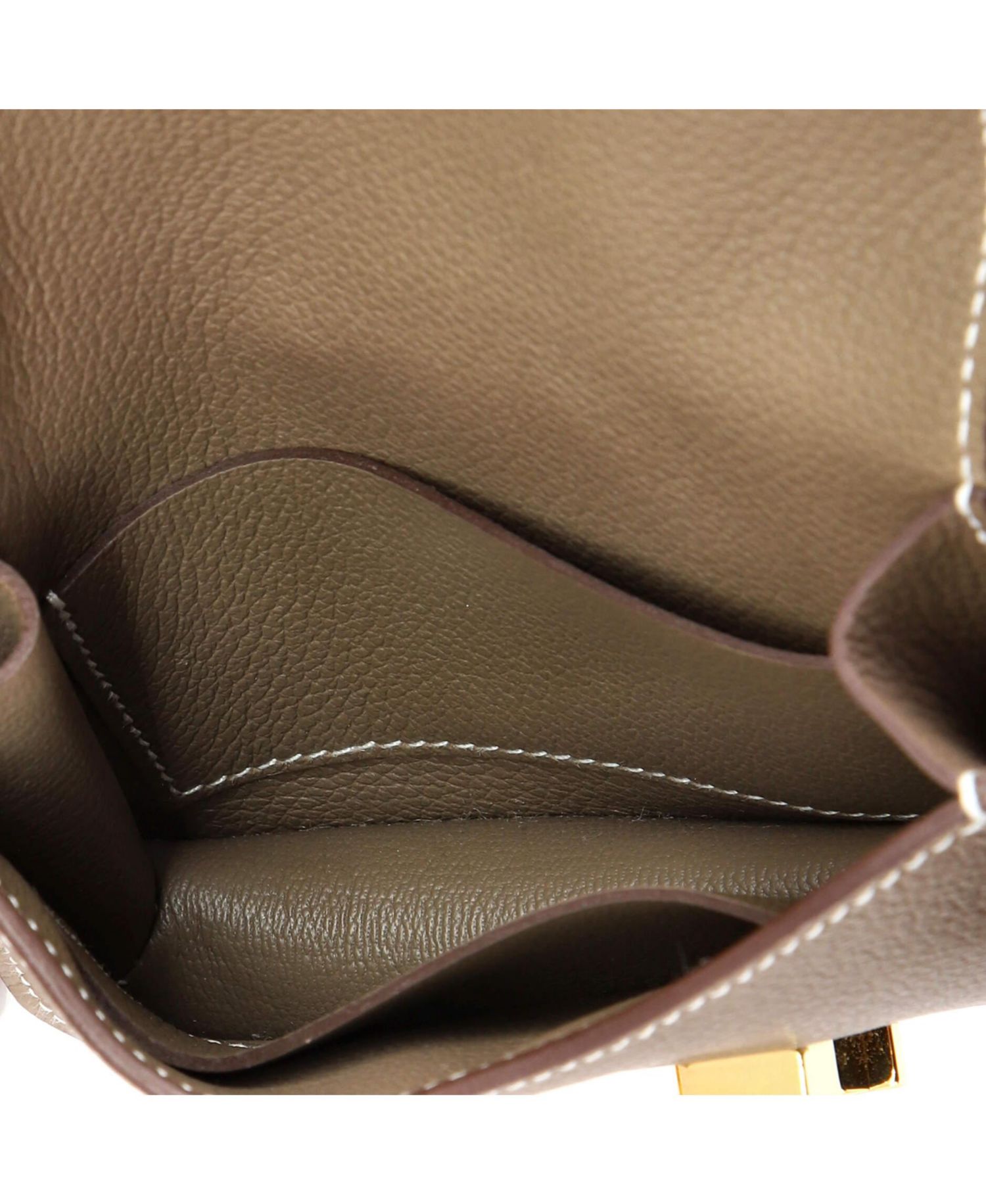 Pre-Owned Hermes Constance Slim Wallet Evercolor
