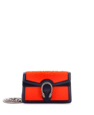 Super Mini Dionysus Bag Wool and Leather