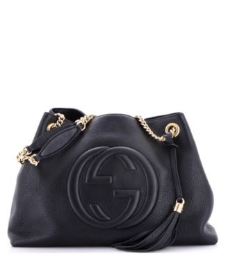 Medium Soho Chain Strap Shoulder Bag Leather