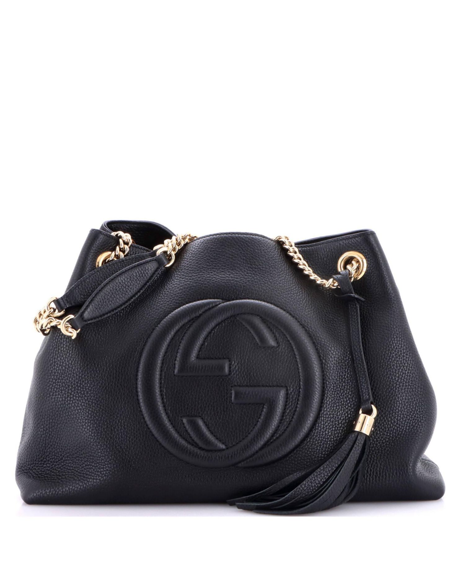 Medium Soho Chain Strap Shoulder Bag Leather