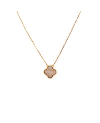 Pre-Owned Van Cleef and Arpels Vintage Alhambra Pendant Necklace
