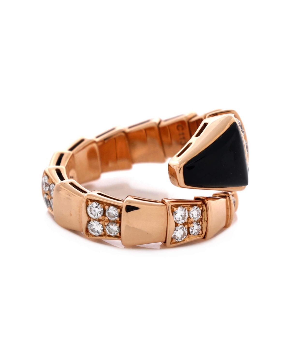 Pre-Owned Bvlgari Serpenti Viper One-Coil Ring