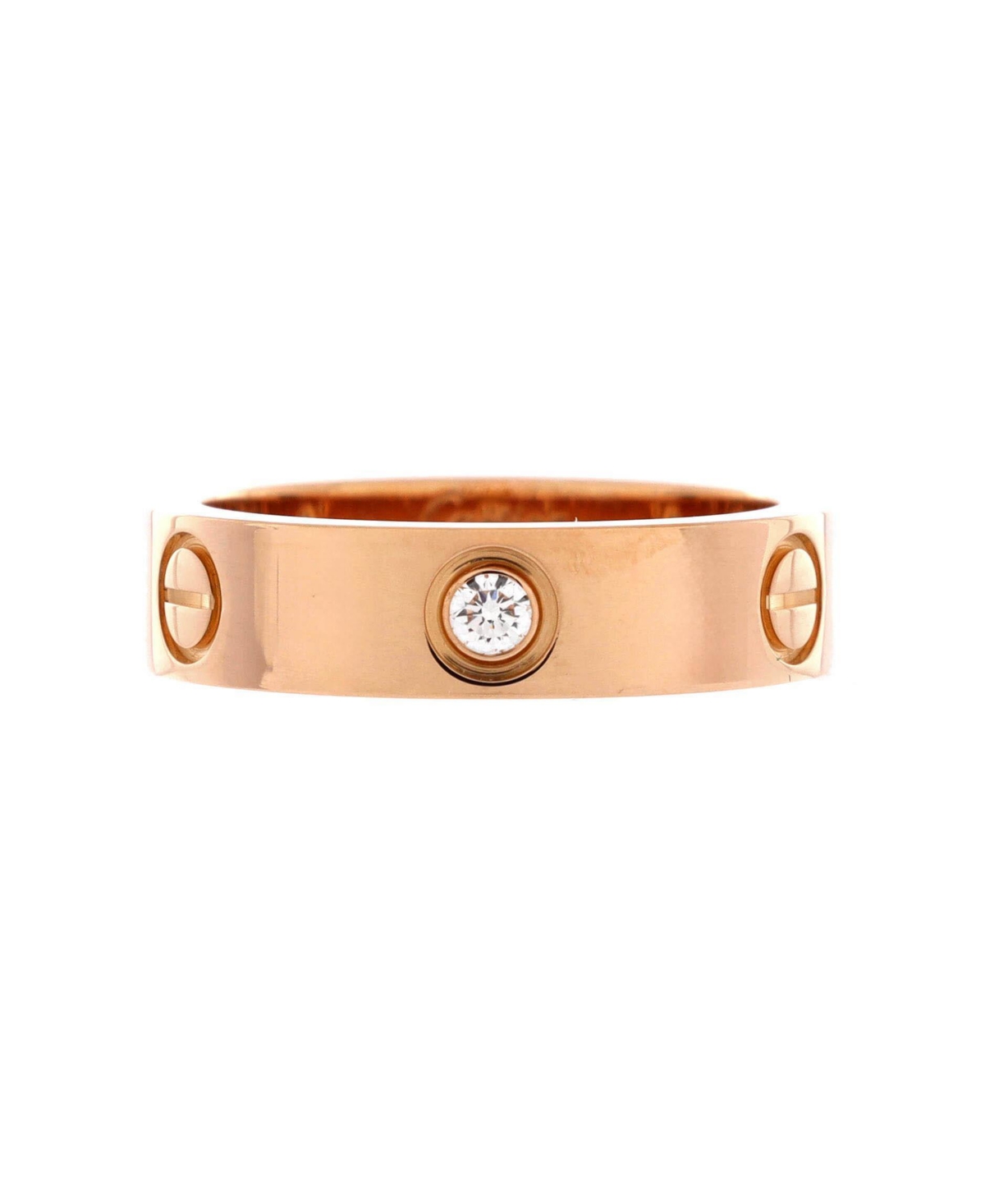 Pre-Owned Cartier Love 3 Diamonds Band Ring