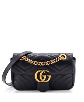 Small GG Marmont Flap Bag Matelasse Leather