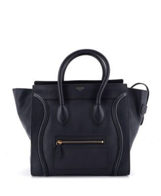 Mini Luggage Bag Smooth Leather