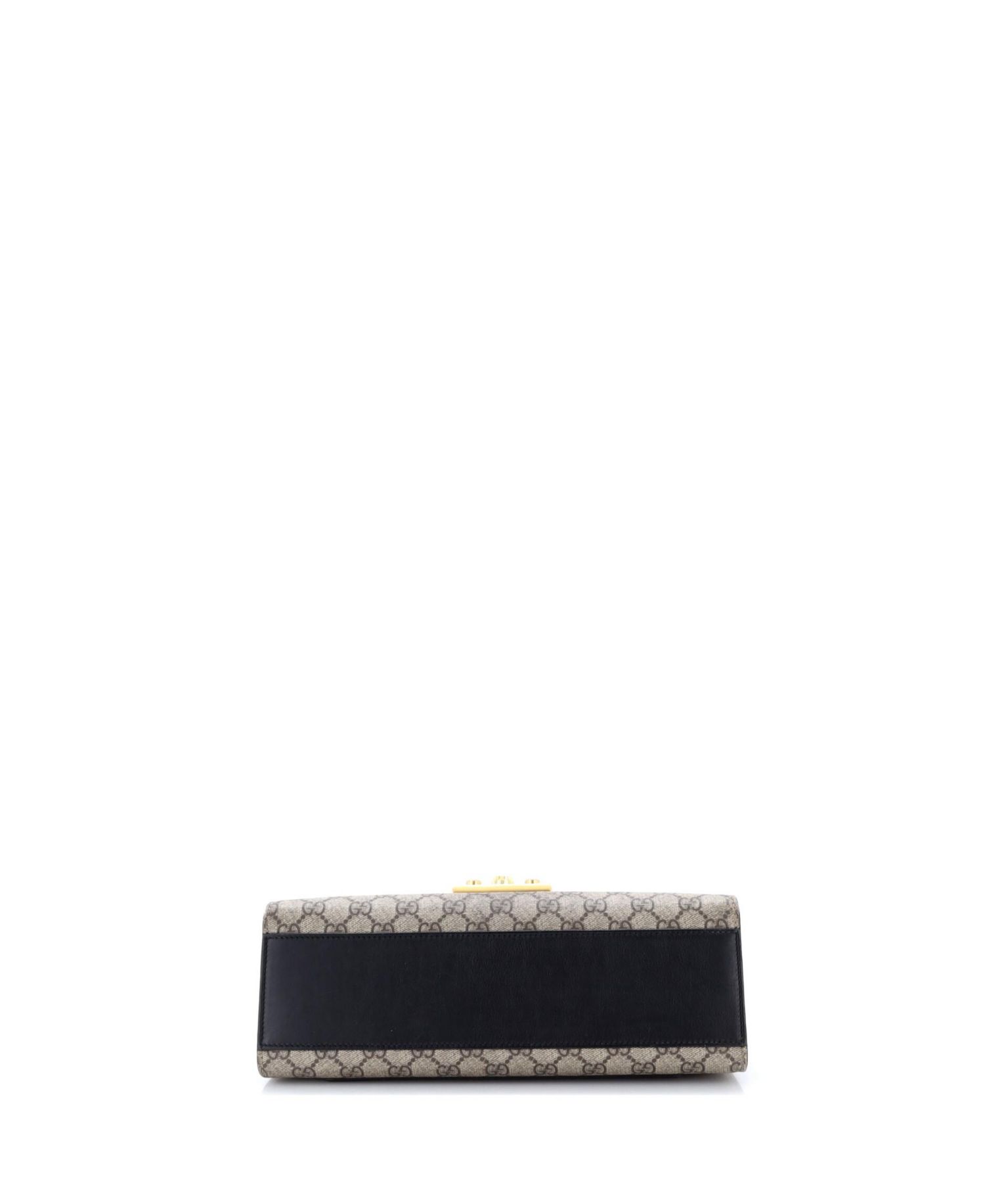 Medium Padlock Shoulder Bag GG Coated Canvas and Leather