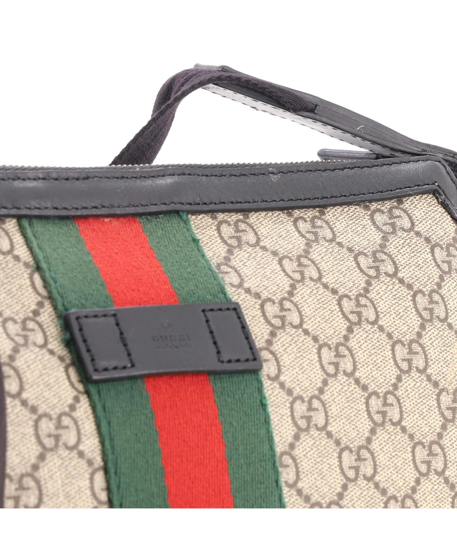 Medium Web Messenger Bag GG Coated Canvas
