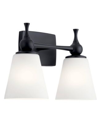 Cosabella 10 1/4" High 2-Light Black Wall Sconce