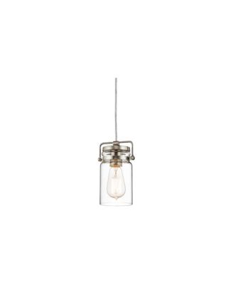 Brinley 4 3/4" Wide Brushed Nickel Mini Pendant
