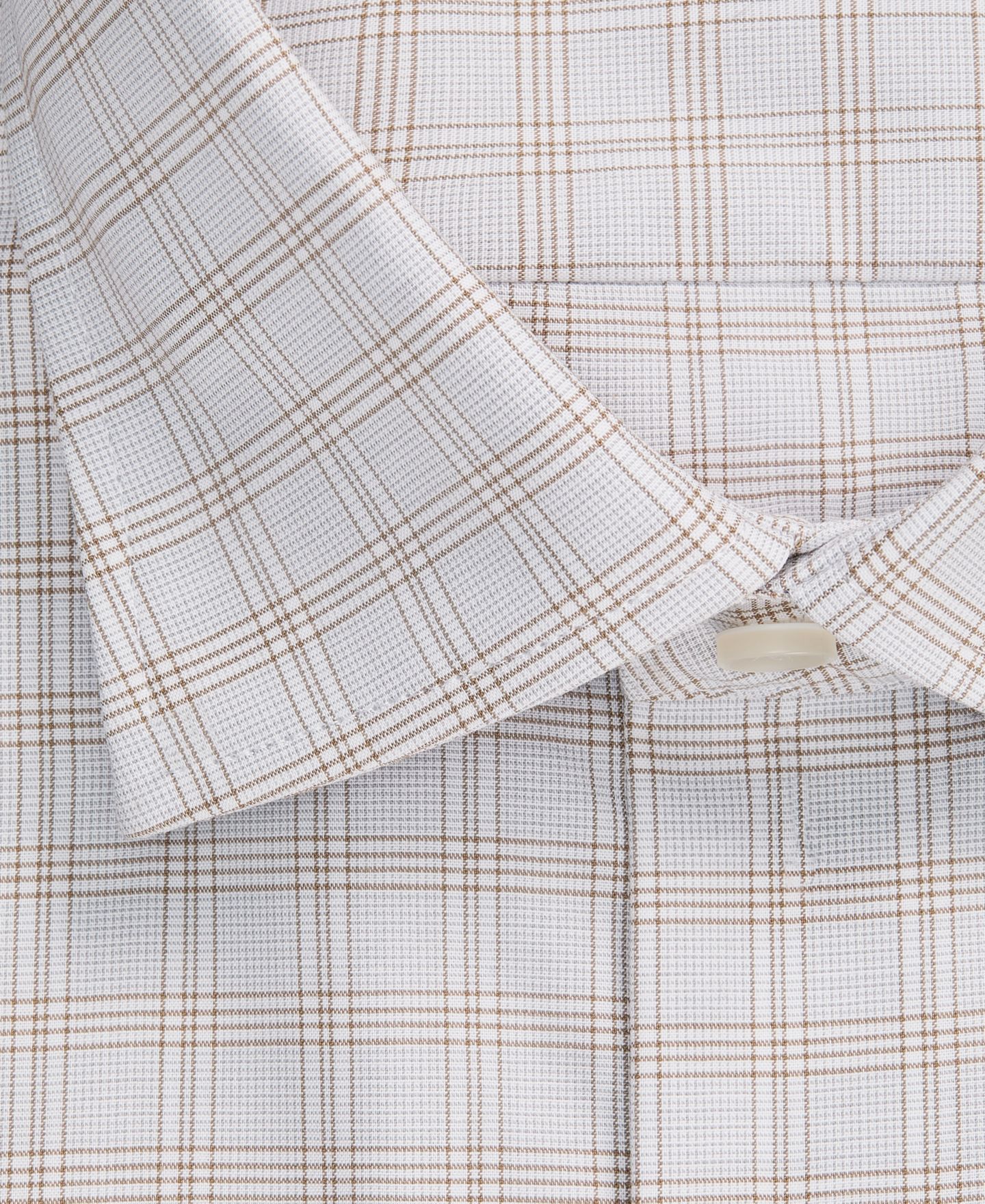 Мужская рубашка Michael Kors Regular-Fit Dress Shirt, цвет: Коричневый разноцветный — фото 2