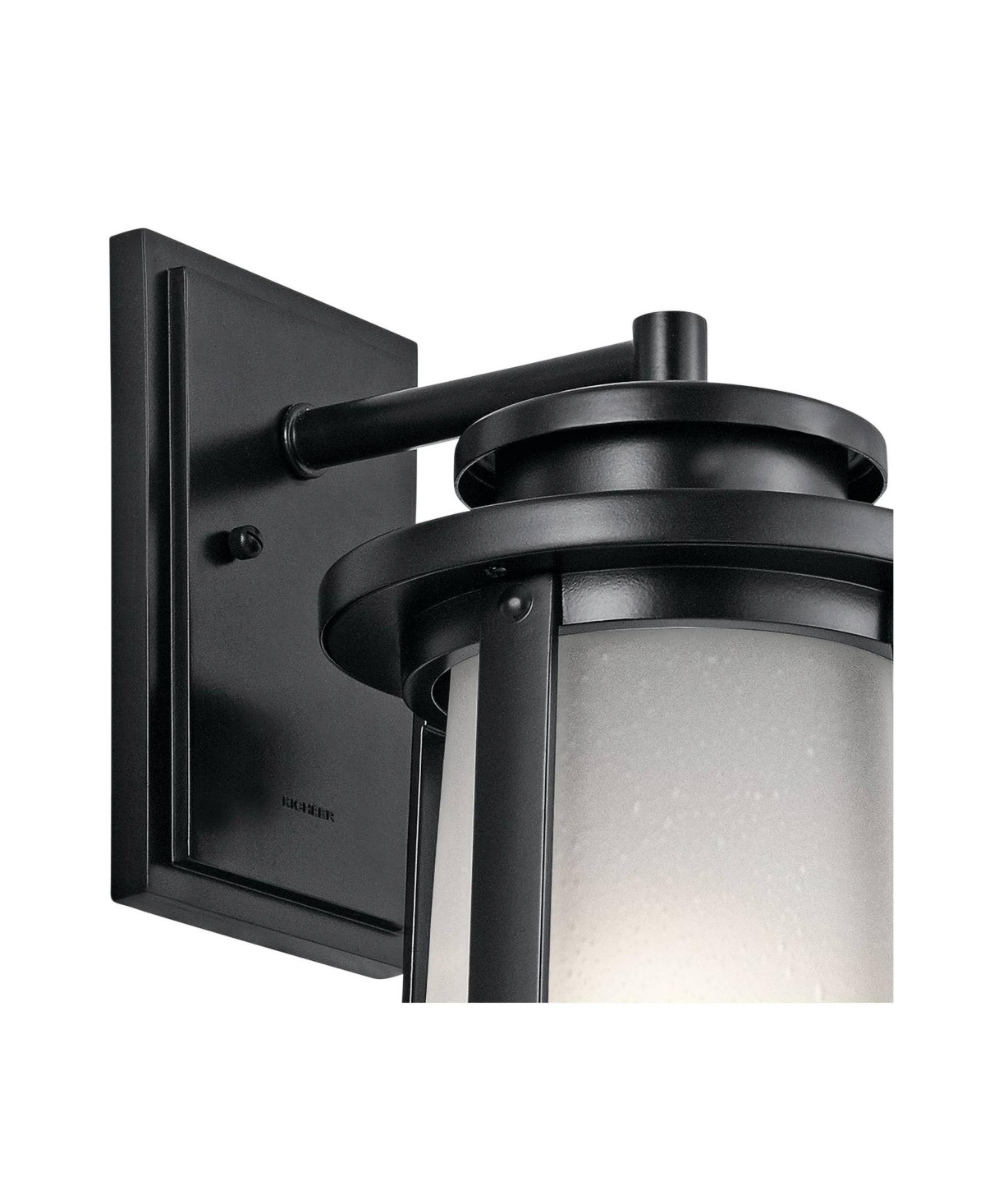 Kichler Harbor Bay 15 3/4" High Black Outdoor Wall Light