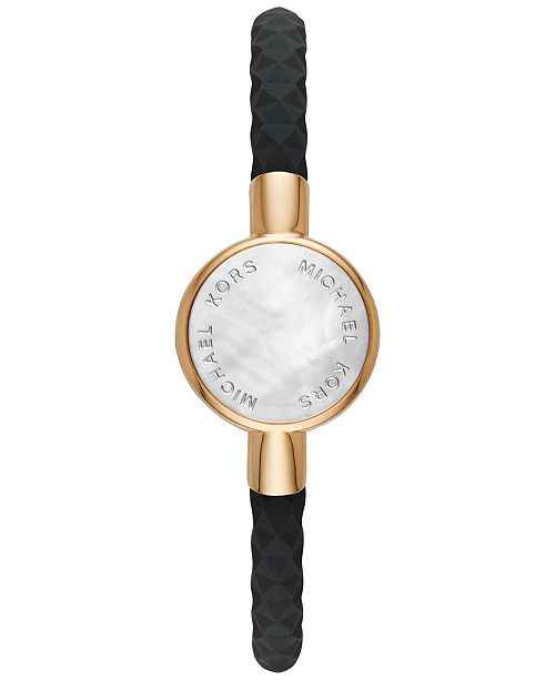michael kors black access activity tracker watch