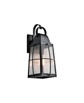 Tolerand 17 3/4"H Textured Black Outdoor Wall Light