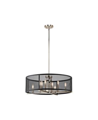 Titus 25" Wide Polished Nickel Pendant Light