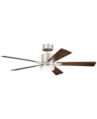 52" Lucian Brushed Nickel LED Ceiling Fan with Wall Control