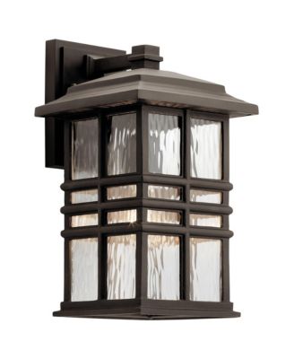 Beacon Square 14 1/4" High Olde Bronze Outdoor Wall Light