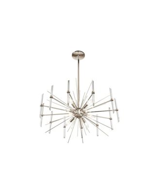 Eris 30" Wide Polished Nickel 8-Light Chandelier