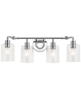 Gunnison 33 3/4" Wide Chrome 4-Light Bath Light