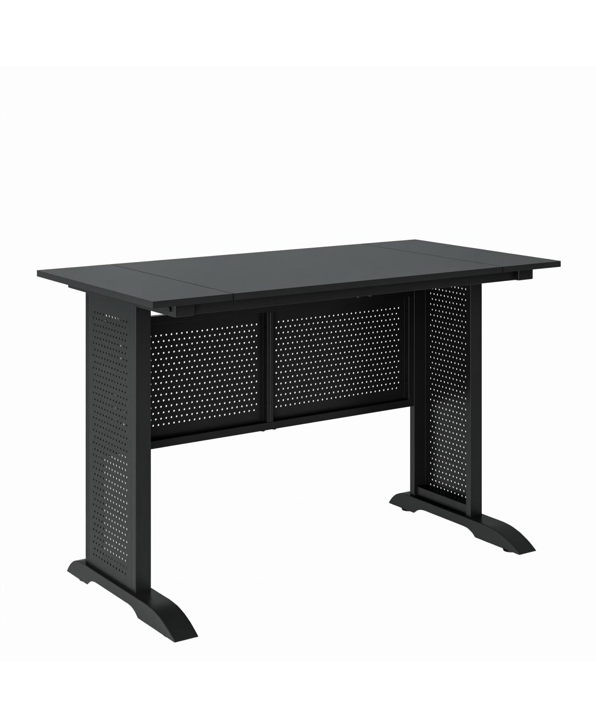 Streamdale Furniture Computer Desk, 47" Modern Simple Office and Gaming Desk - Black