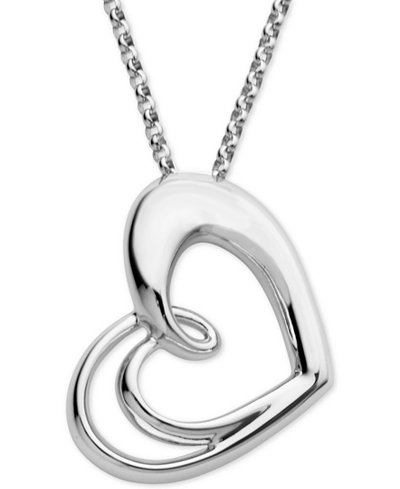 Nambé Heart Pendant Necklace in Sterling Silver, Only at Macy's