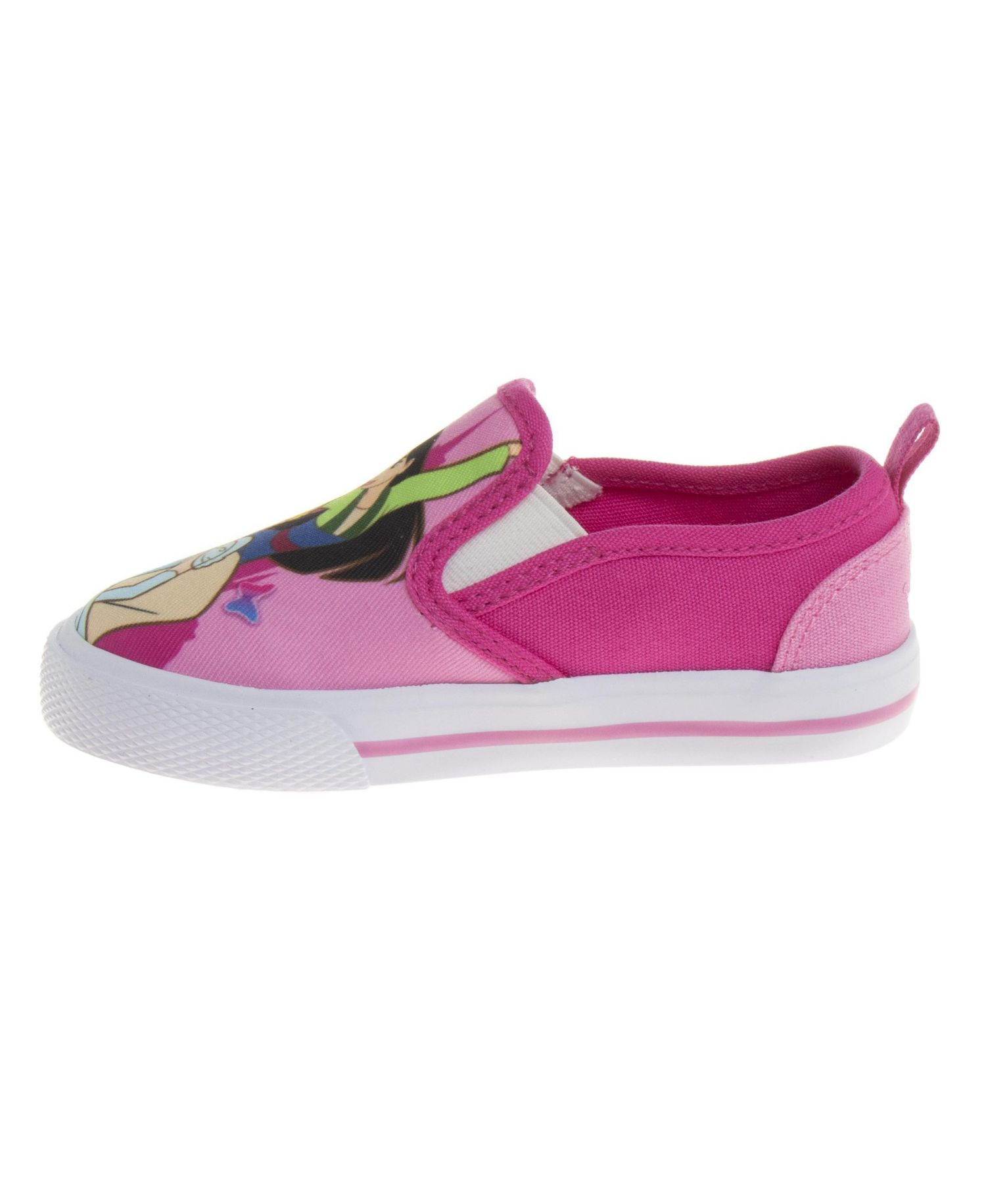 Big Girls (5-12) Princess Slip-On Canvas Sneakers