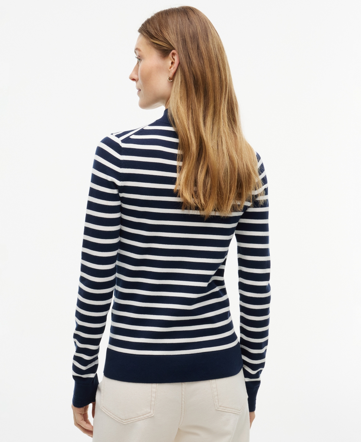 Tommy Hilfiger Women's Mock Neck Long-Sleeve Slim-Fit Sweater