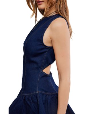Women's Blue Denim Dresses
