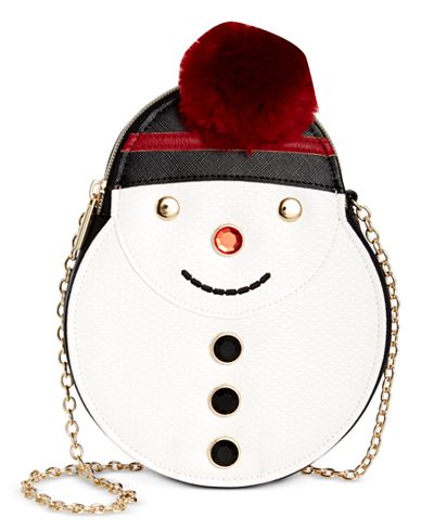Celebrate Shop Snowman Crossbody, Only at Macy's