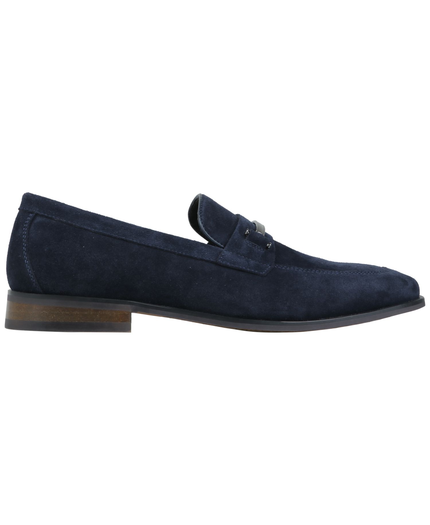 Men's Genuine Suede Slip-On Bit Loafers