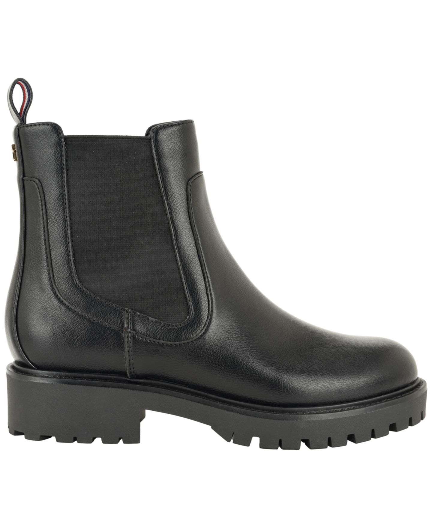 Женские ботинки Tommy Hilfiger Valma Chelsea Lug Sole Booties, цвет: Чёрный — фото 2