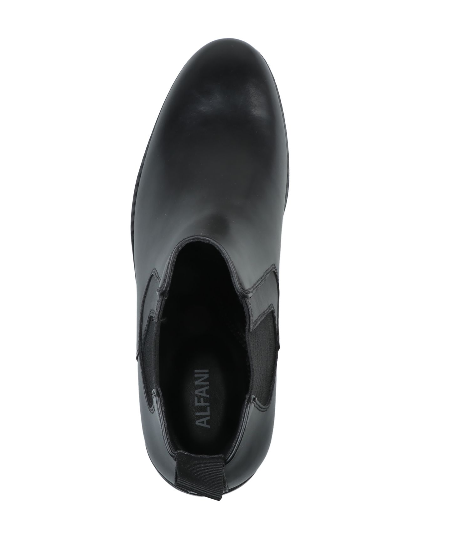 Мужские ботинки Alfani Genuine Leather Chelsea, цвет: Чёрный — фото 4