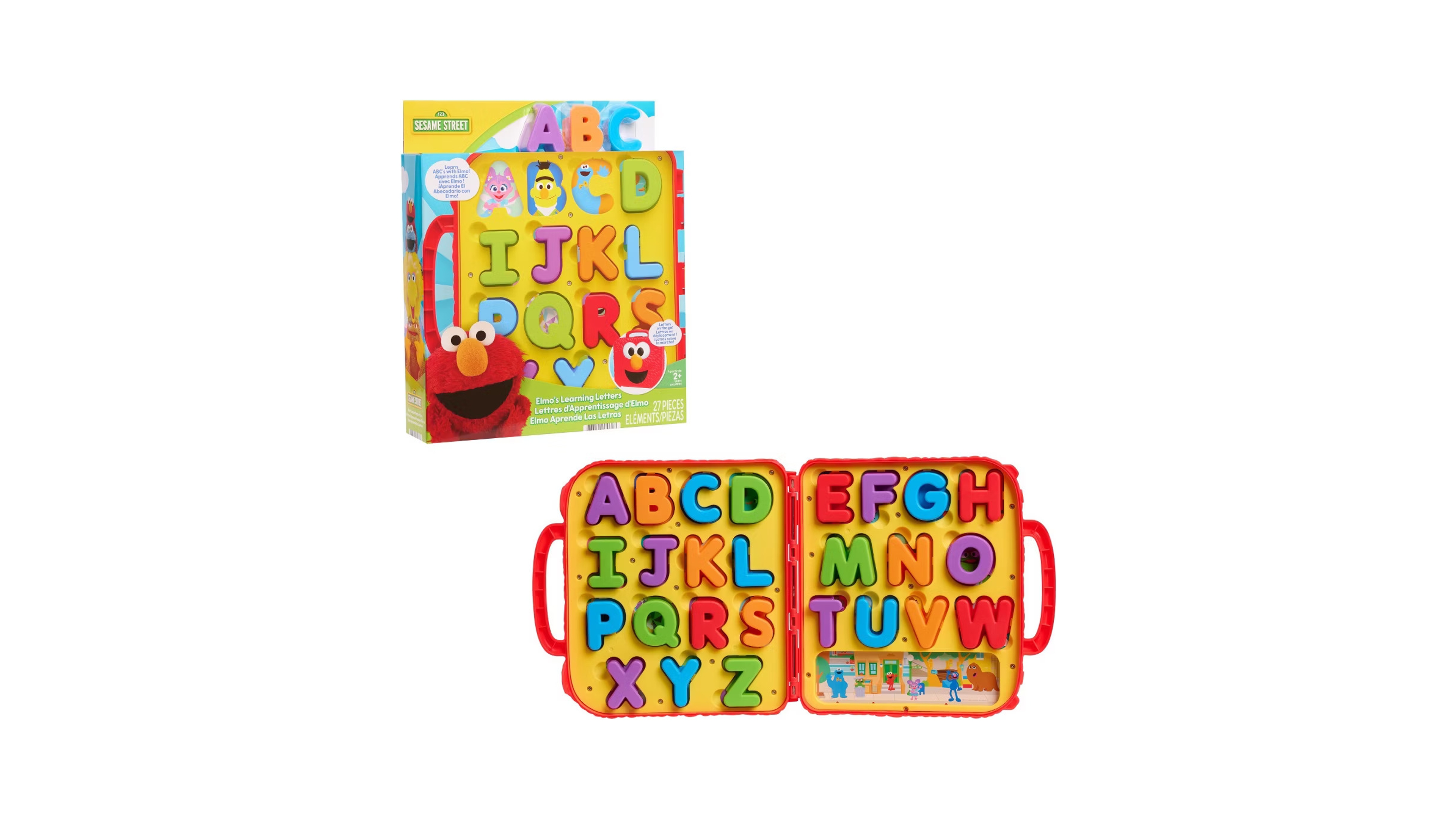 Sesame Street On the Go Letters Fine Motor Skills 26-Piece Activity Set, Ages 2+