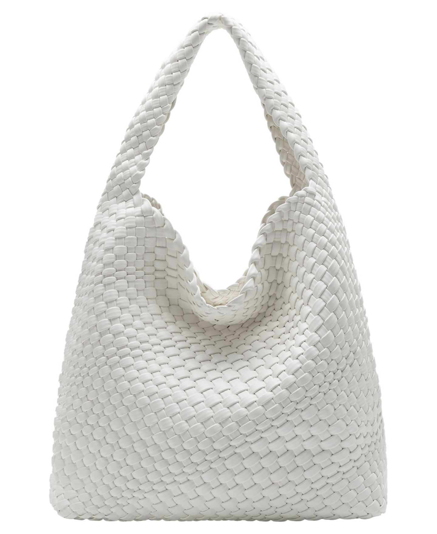 Женская сумка Melie Bianco Johanna Large Shoulder Handbag, цвет: Белый — фото 1