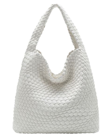 Женская сумка Melie Bianco Johanna Large Shoulder Handbag, цвет: Белый